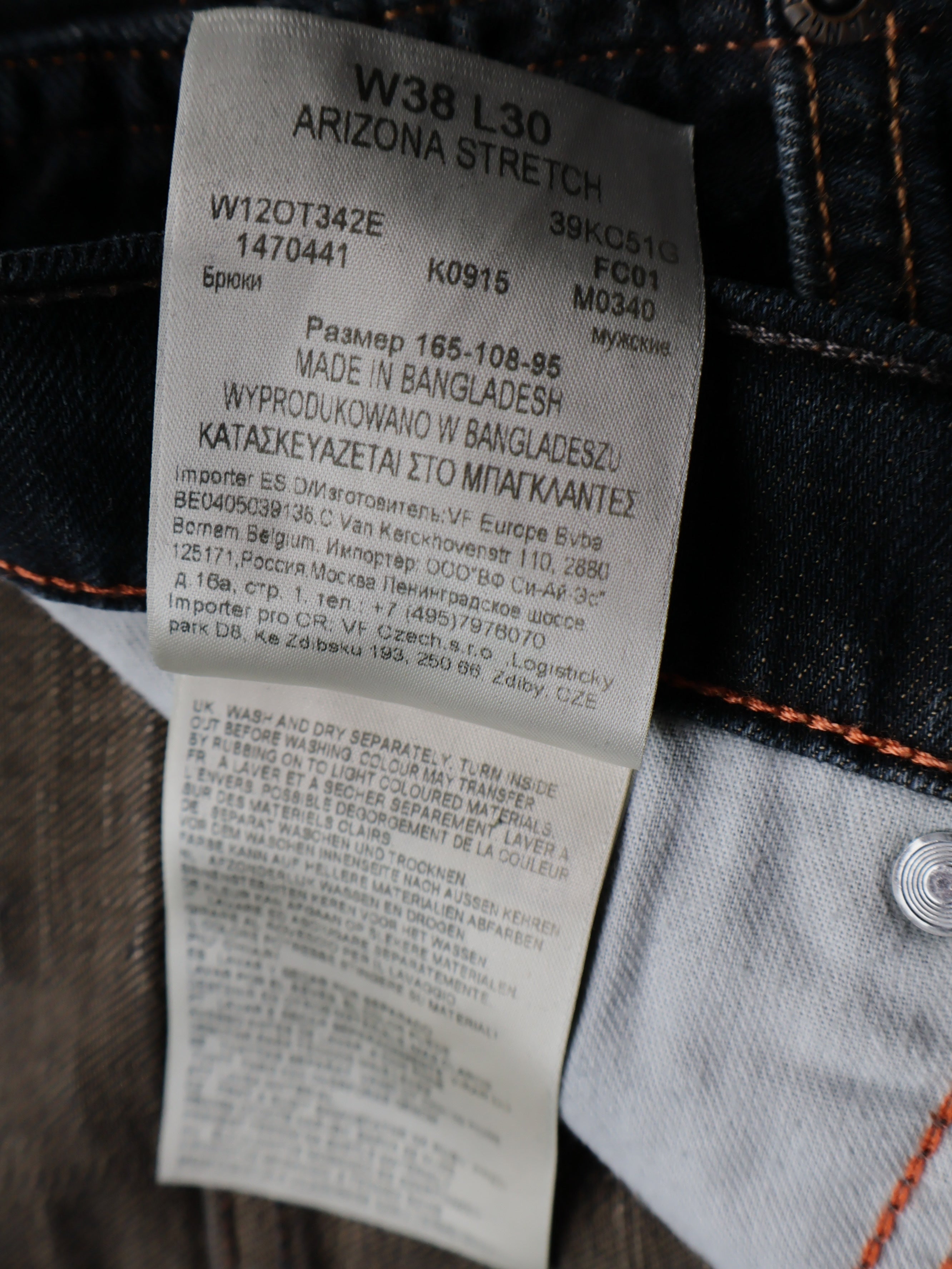Blugi Wrangler - marimea XL W38/L30 - Barbati