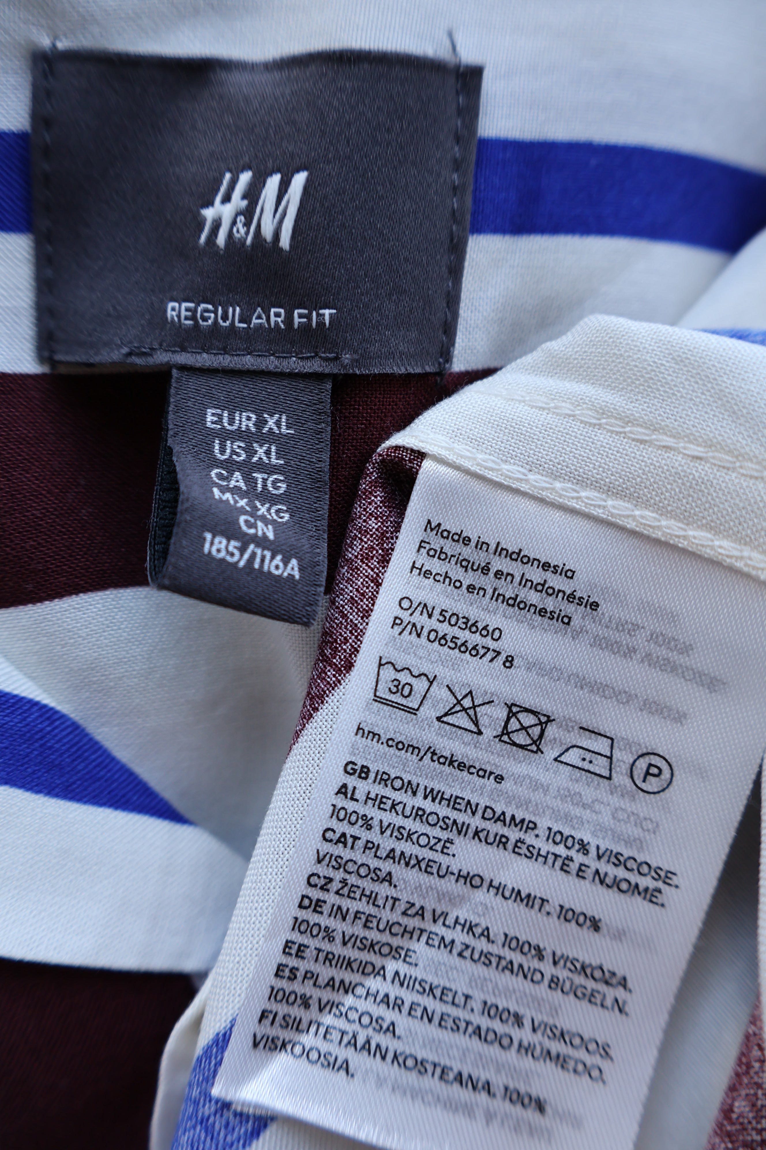 Camasa H&M (100%lyoncel) - marimea XL - Barbati