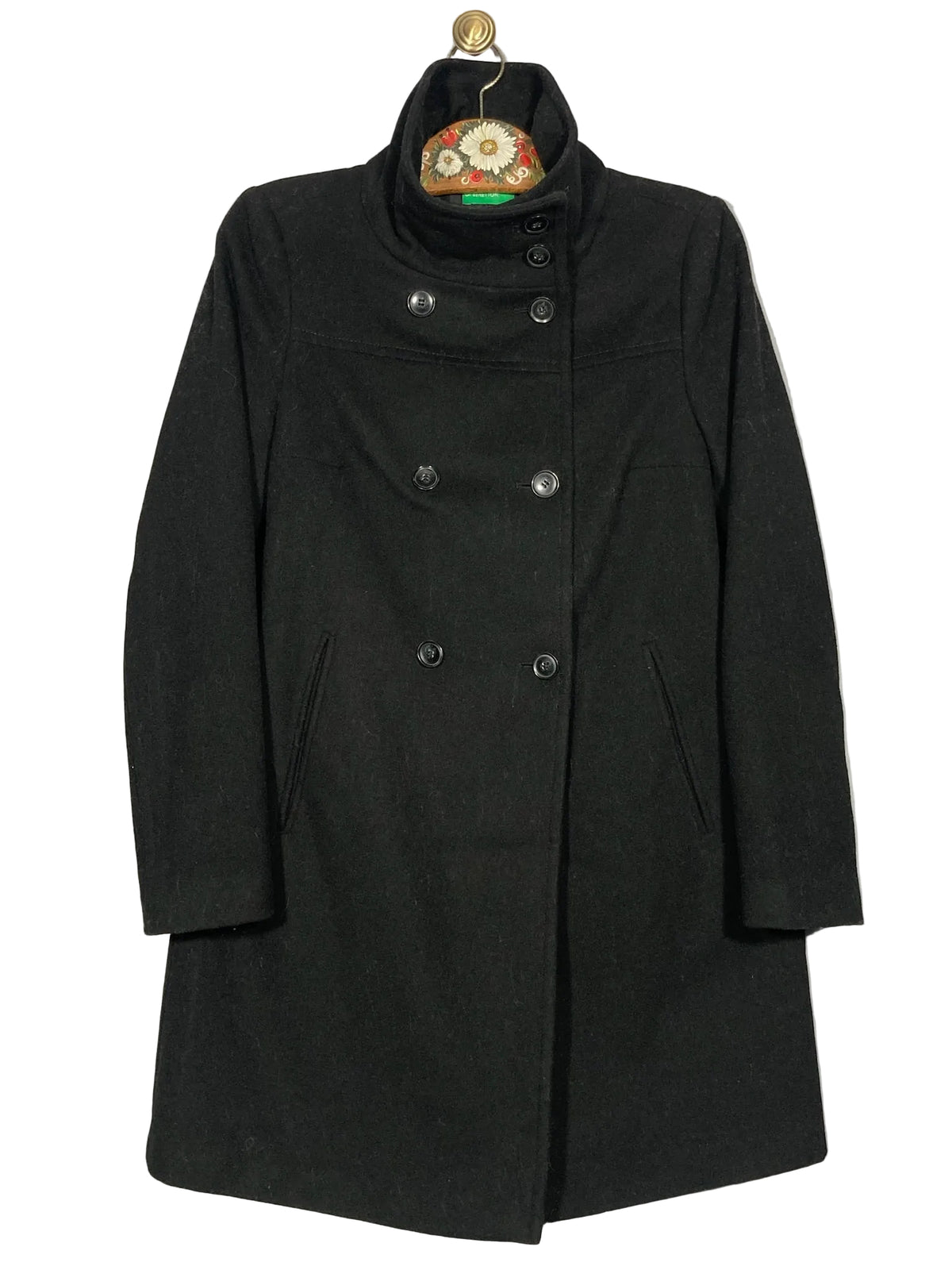 Palton Benetton (64%lana) - marimea M/L - Femei