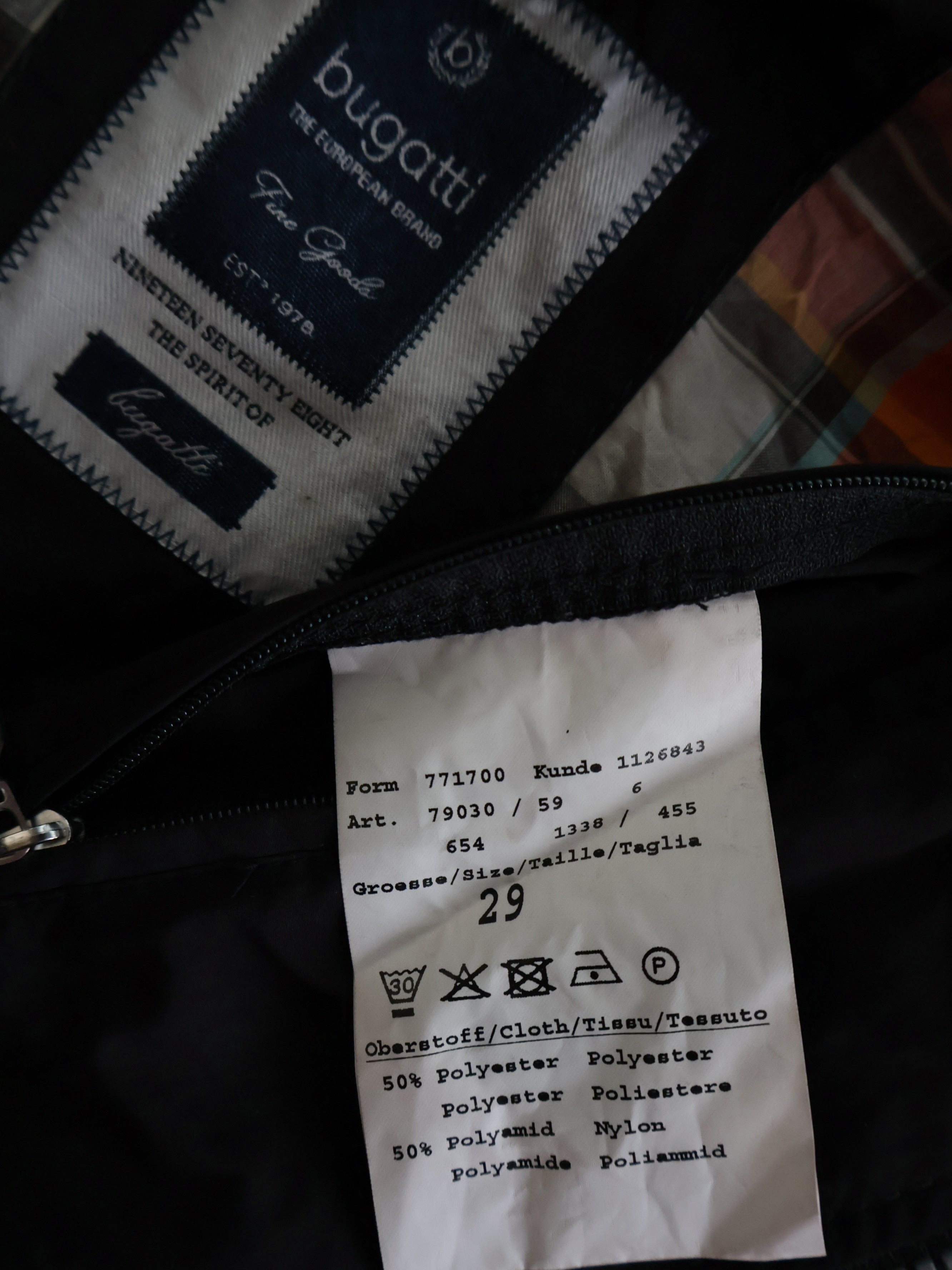Jacheta Bugatti - marimea 3XL/4XL - Barbati