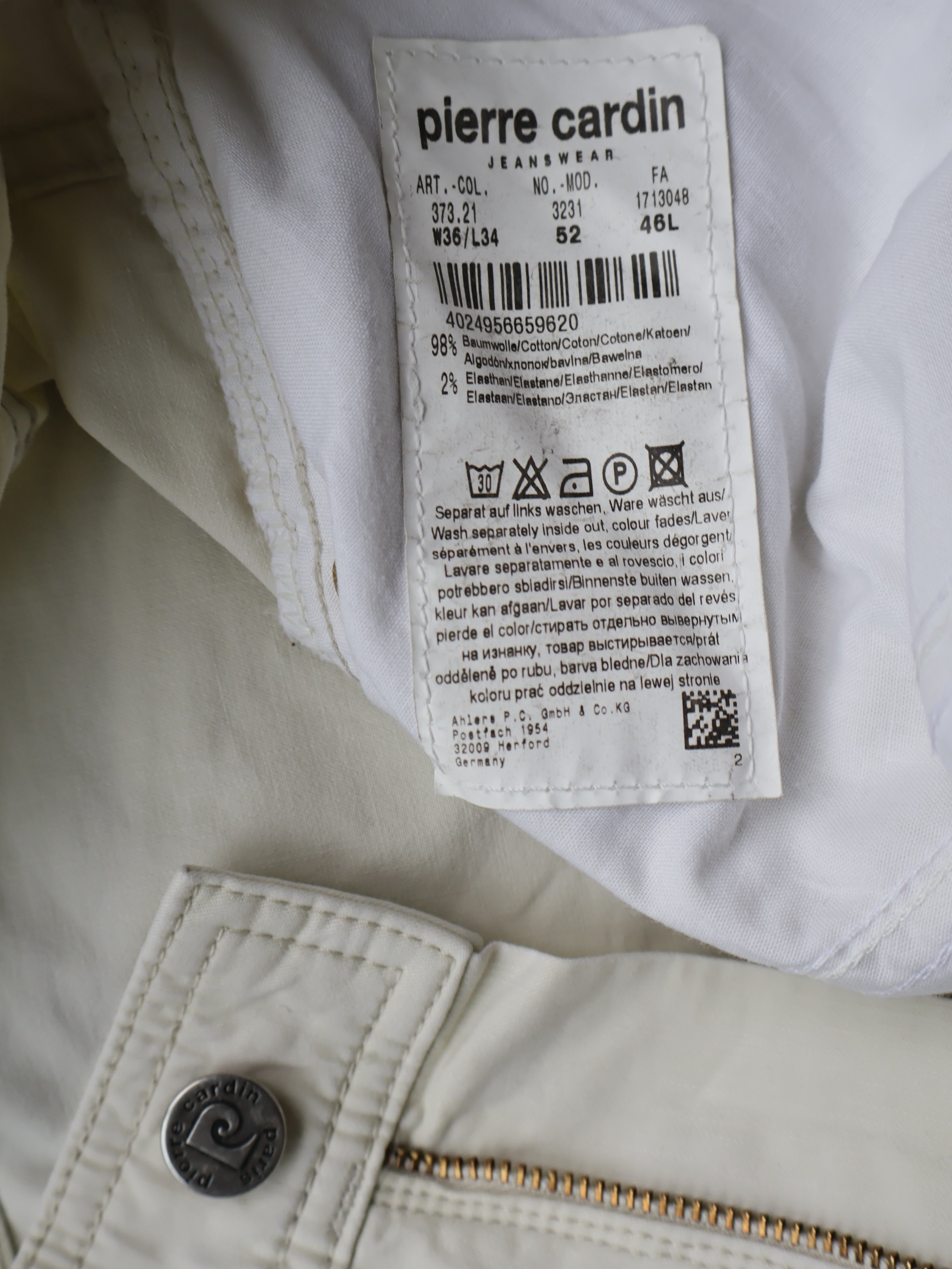 Pantaloni Pierre Cardin - marimea L W36/L34 - Barbati