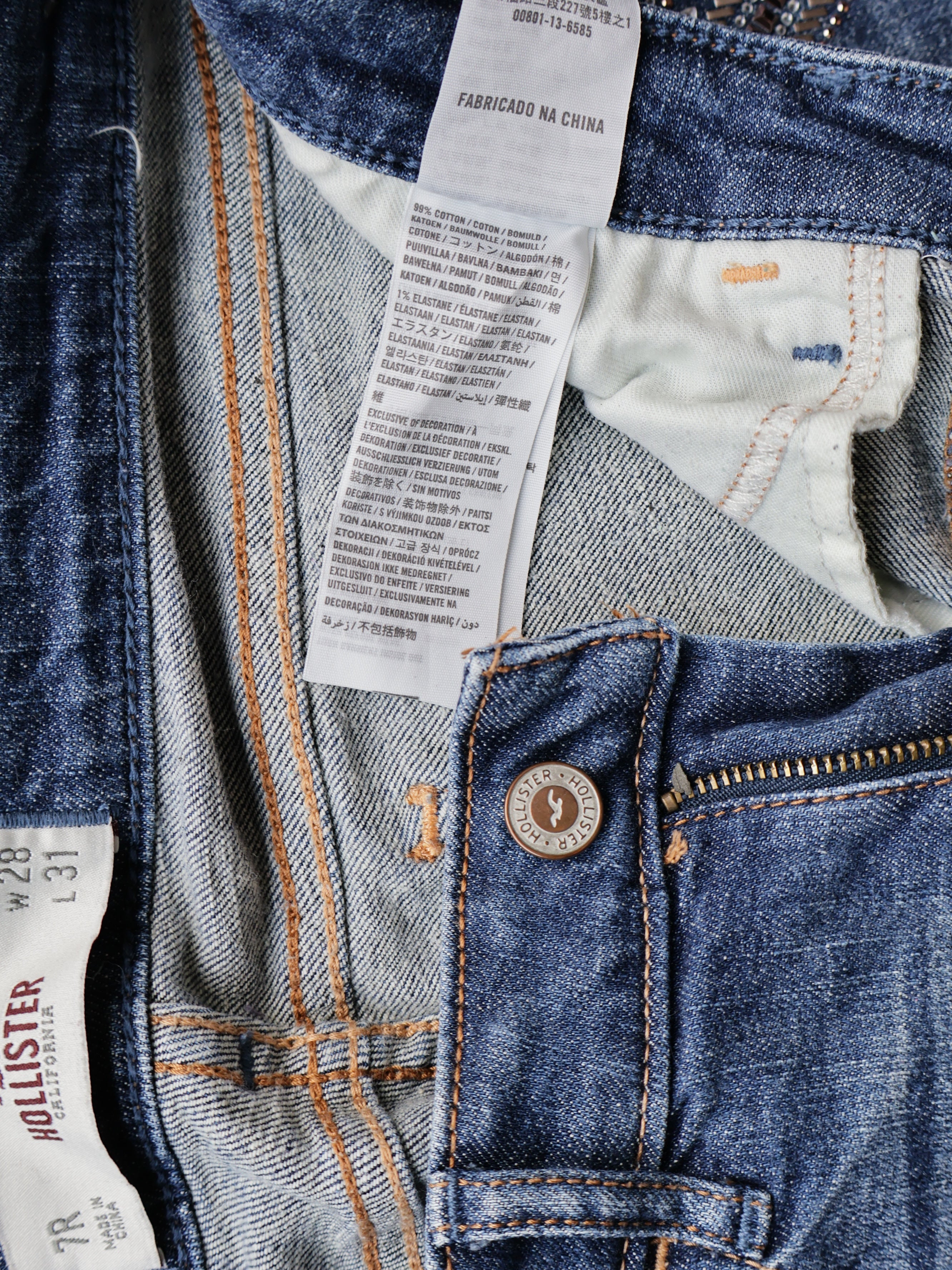 Blugi Hollister - marimea M W28/L31 - Femei