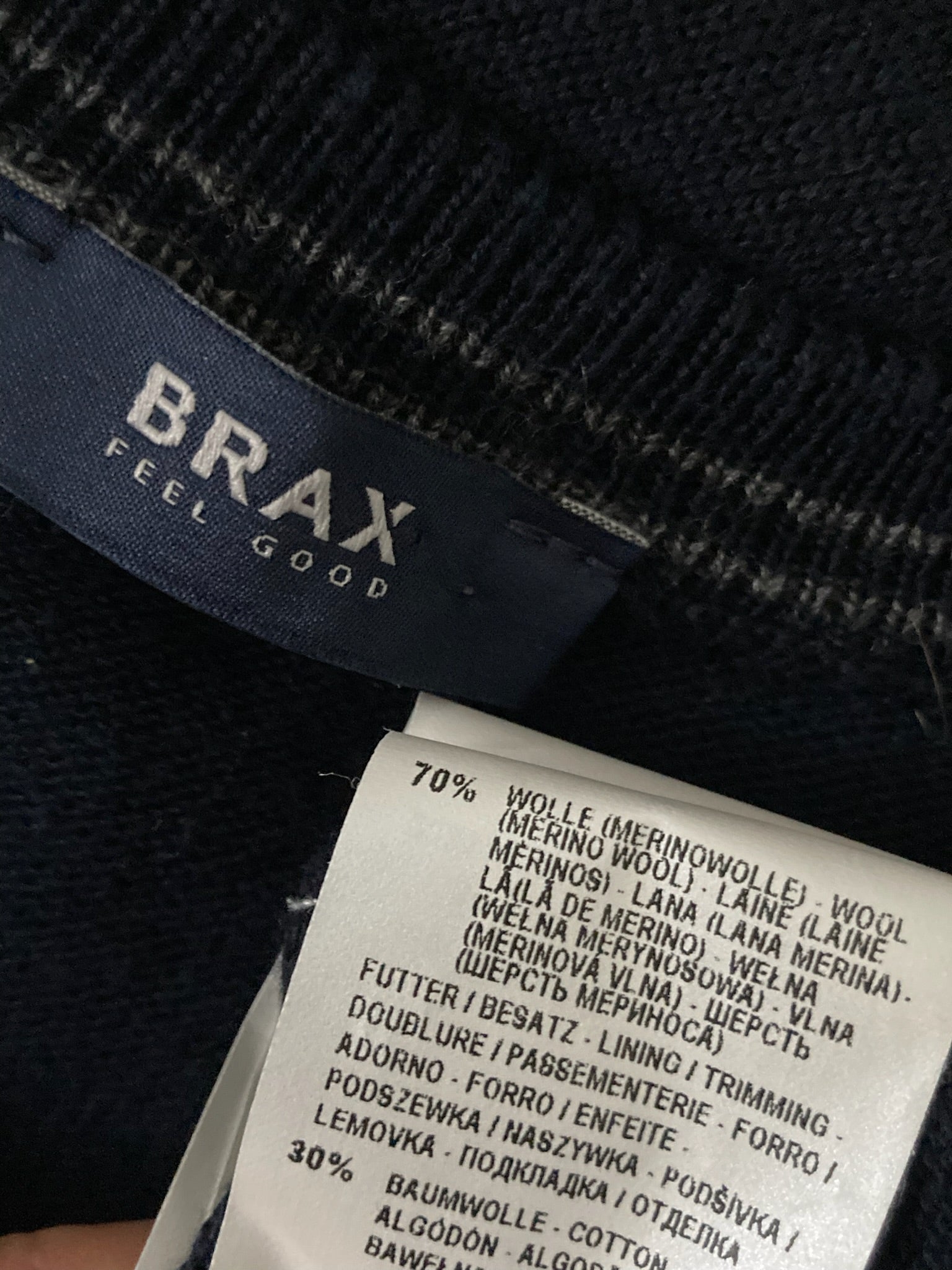 Bluza Brax (lana&bumbac) - marimea 56 - XL