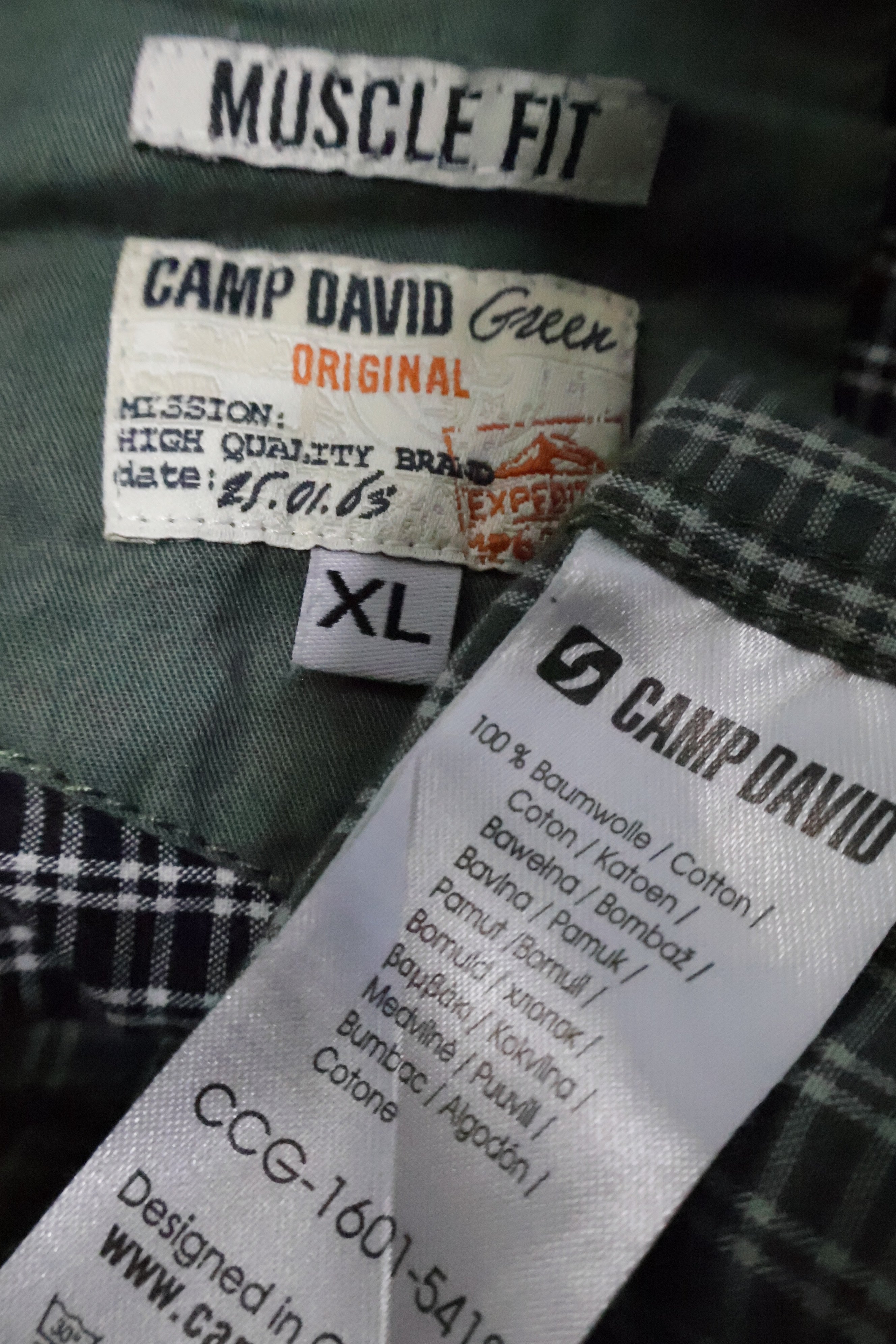 Camasa Camp David - marimea XL - Barbati