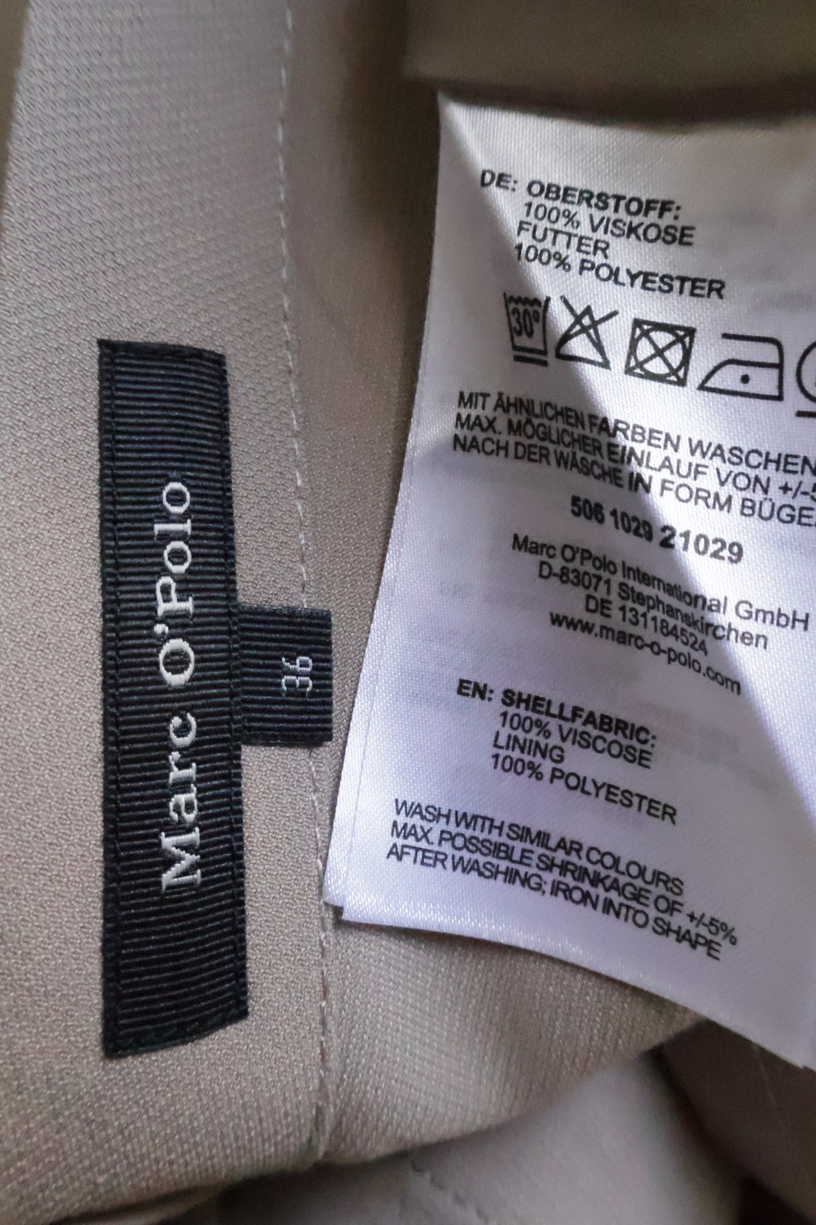 Rochie (100%vascoza) Marc O'Polo - marimea S - Femei
