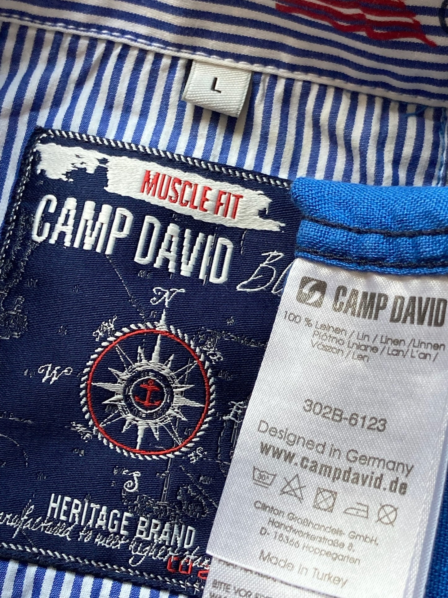 Camasa Camp David (100%in) - marimea L