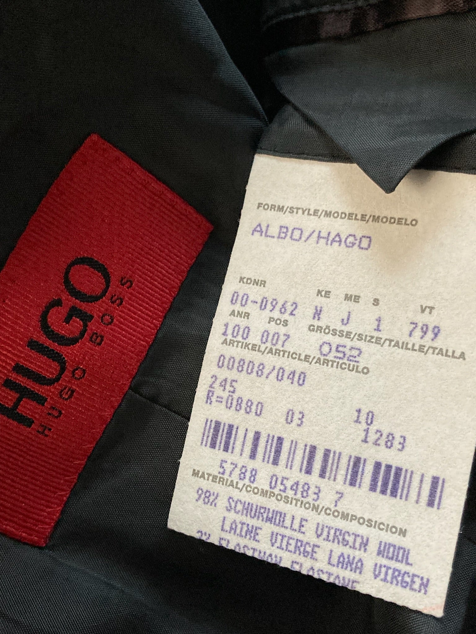 Sacou Hugo Boss - marimea 52 - L/XL