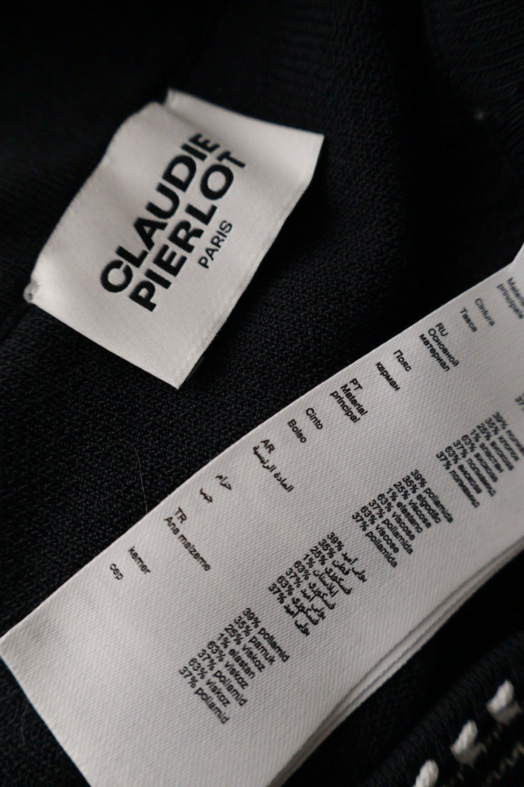 Compleu CLAUDIE PIERLOT margini contrastante și nasturi metalici – S/M – Femei