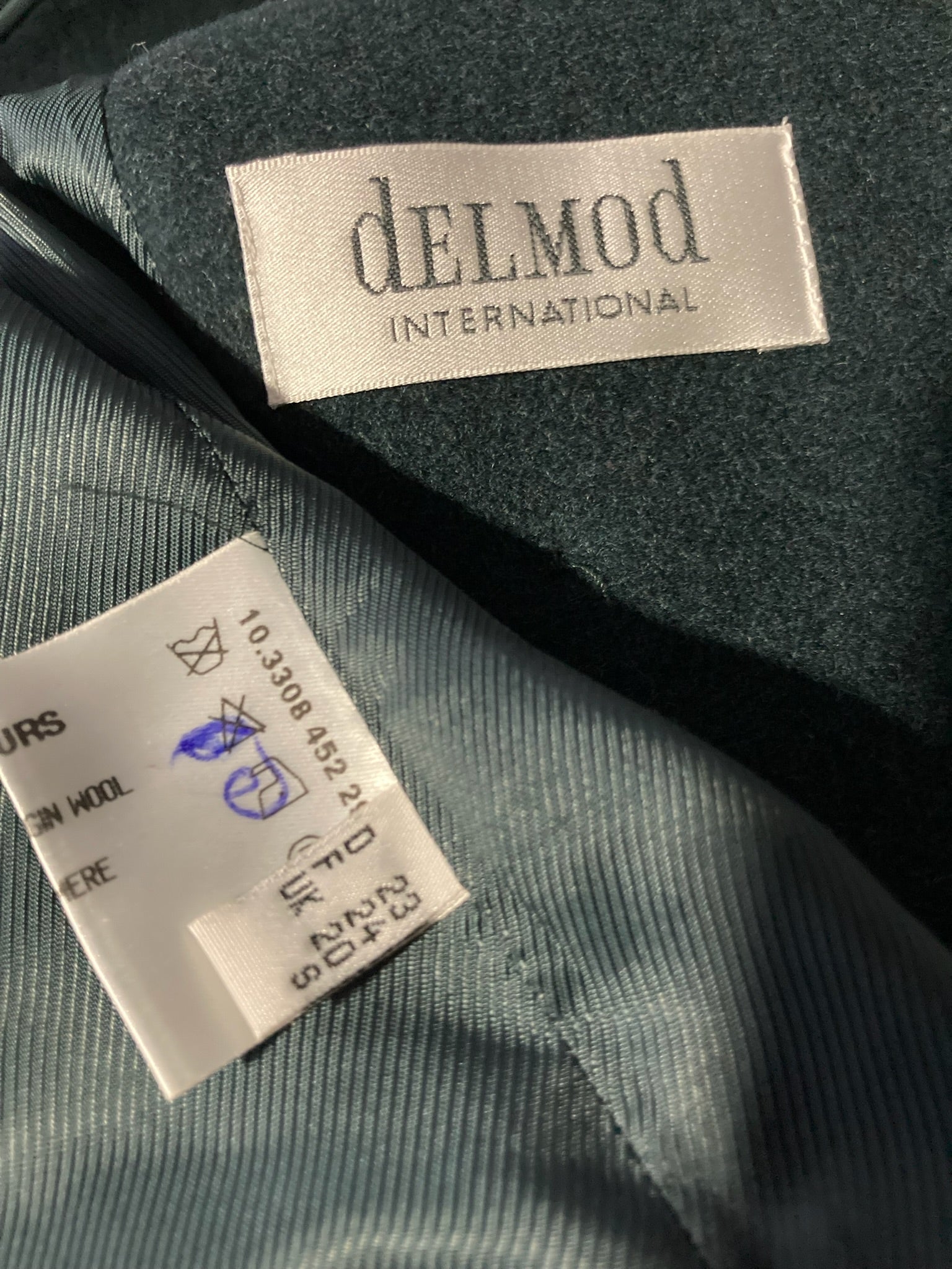 Palton (lana&polyamid&cashmir) Delmod - marimea XL/XXL - Femei