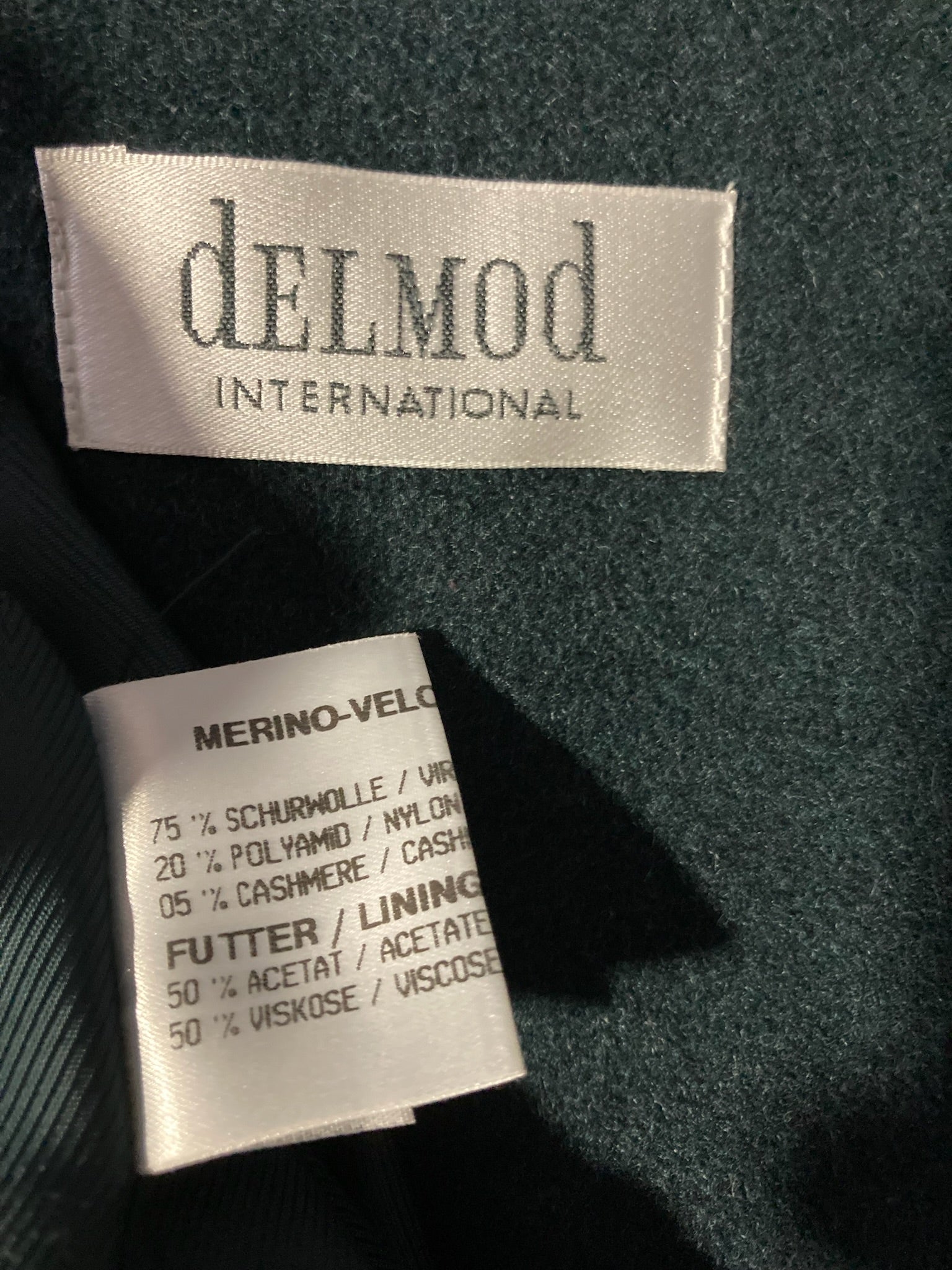 Palton (lana&polyamid&cashmir) Delmod - marimea XL/XXL - Femei