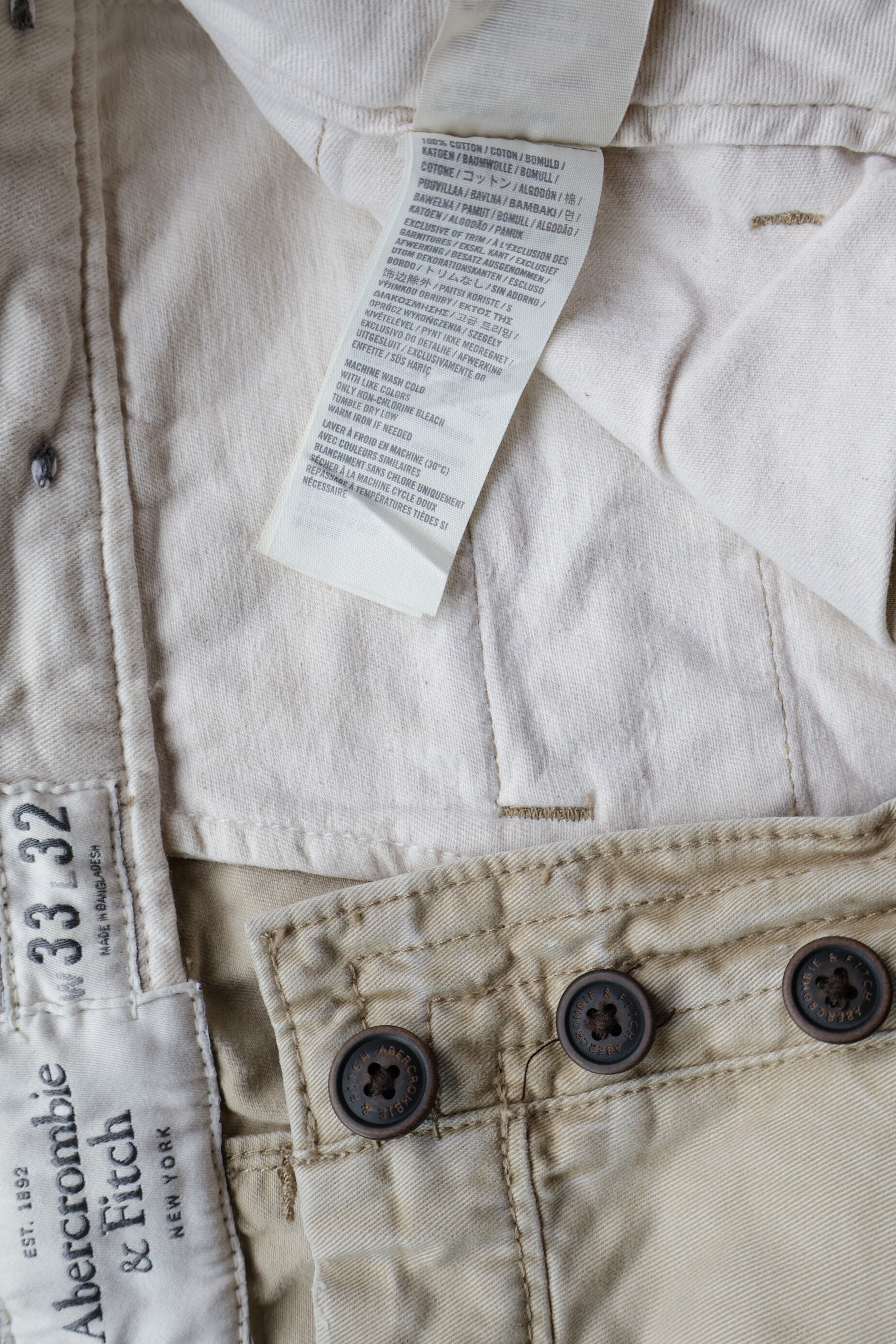 Pantaloni Abercrombie&Fitch - marimea M W33/L32 - Barbati