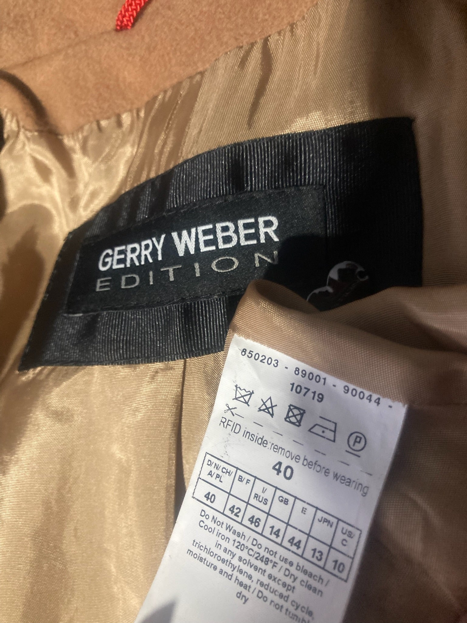 Palton (60%lana/20%cashmir) Gerry Weber - marimea L - Femei