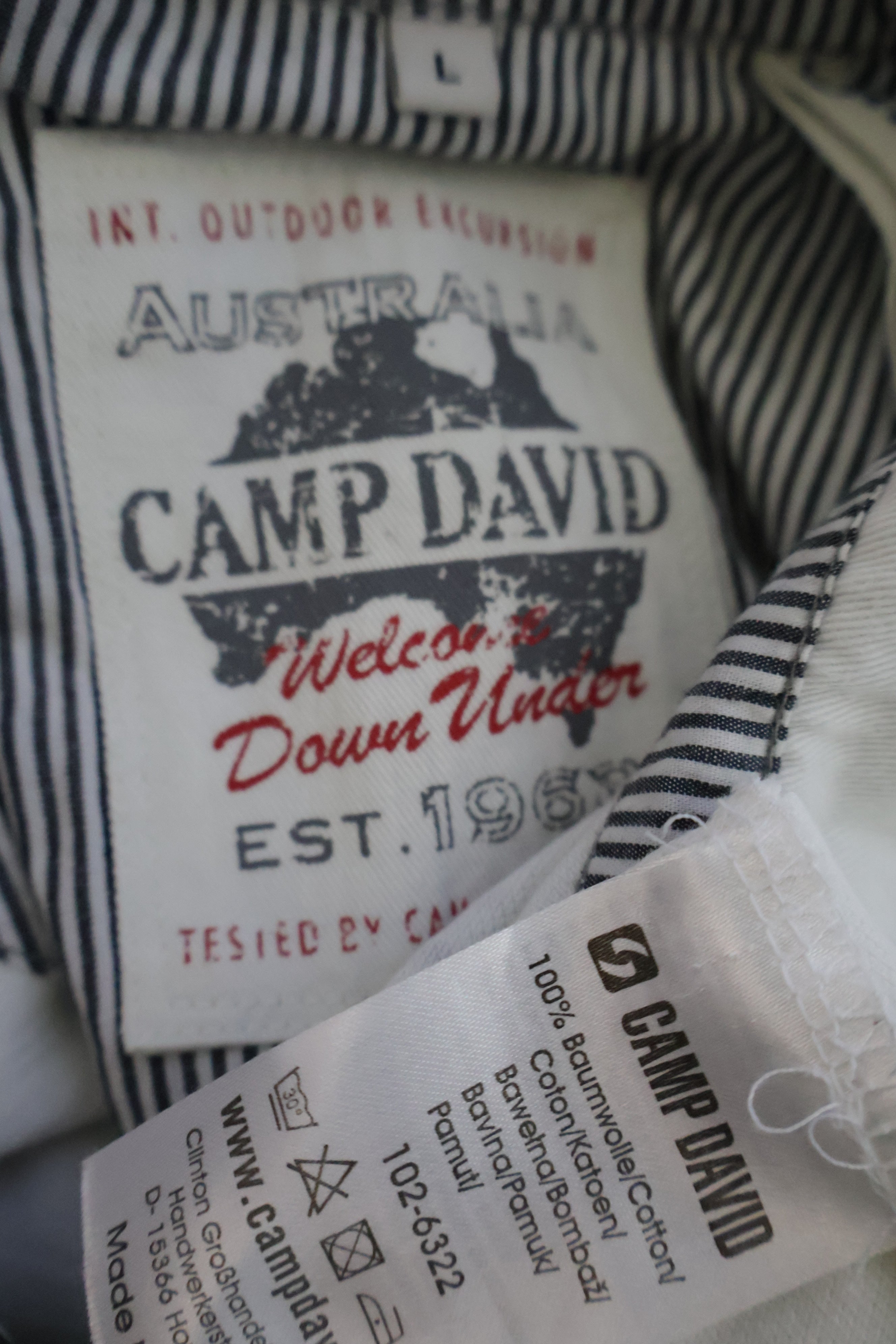 Tricou Camp David - marimea L - Barbati