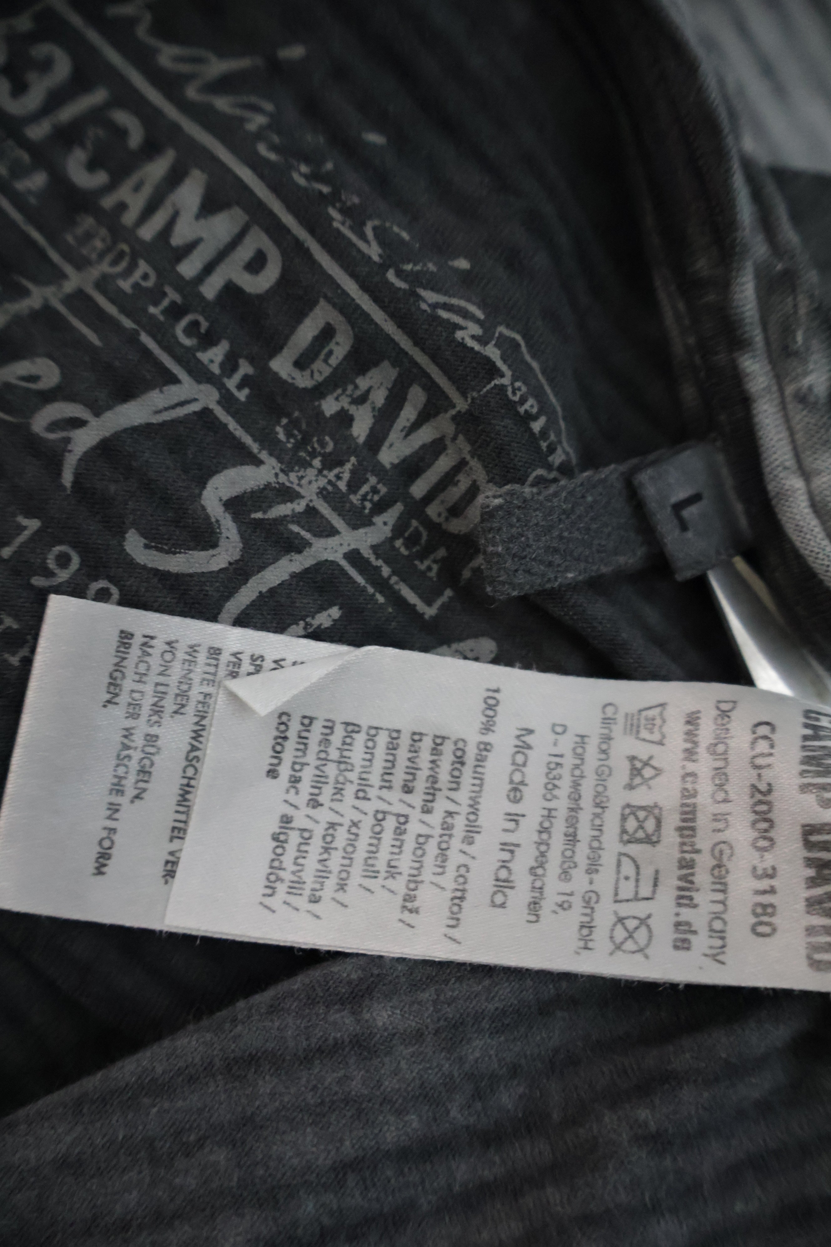 Tricou Camp David - marimea L - Barbati