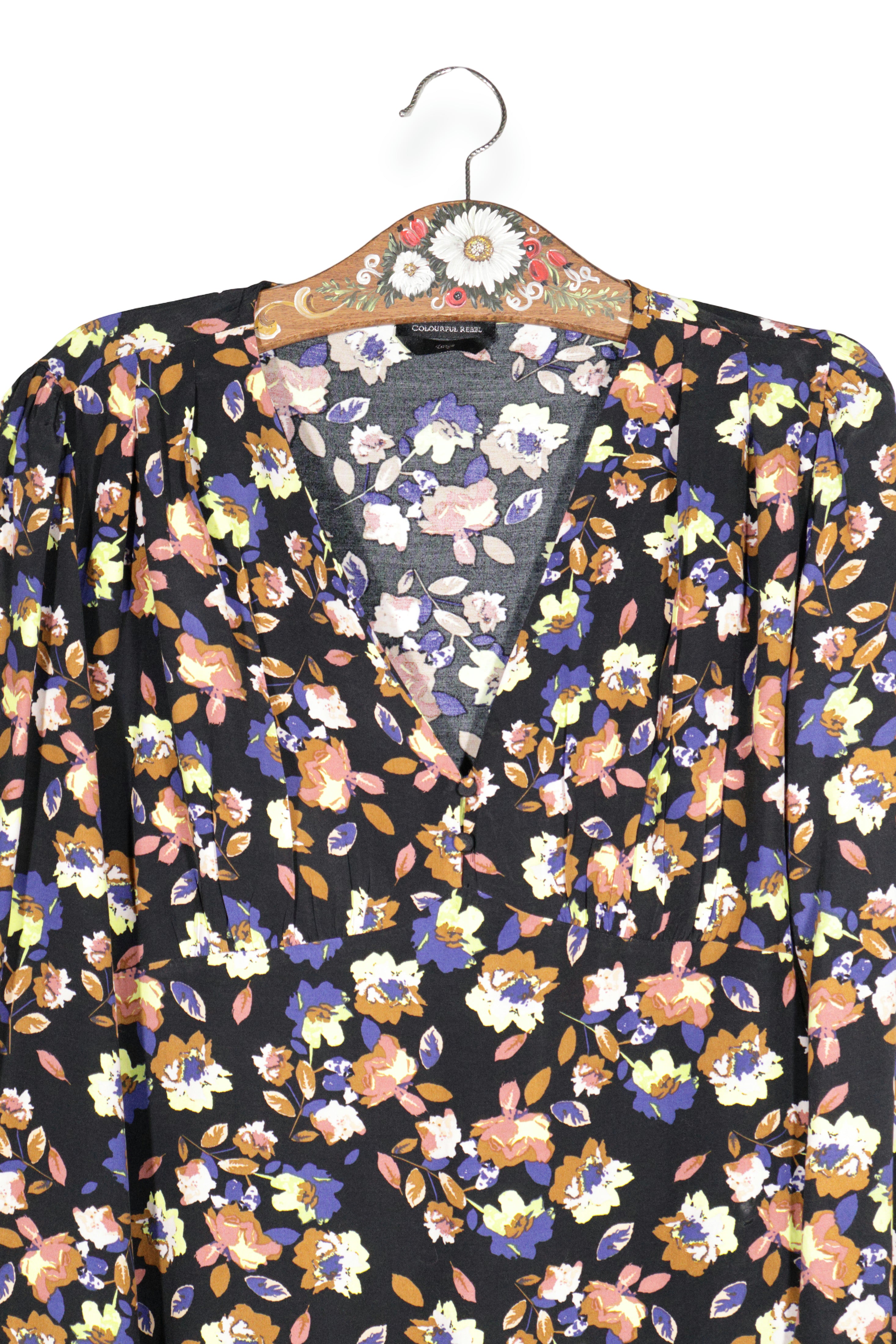 COLOURFUL REBEL – bluză – detaliu – second-hand premium