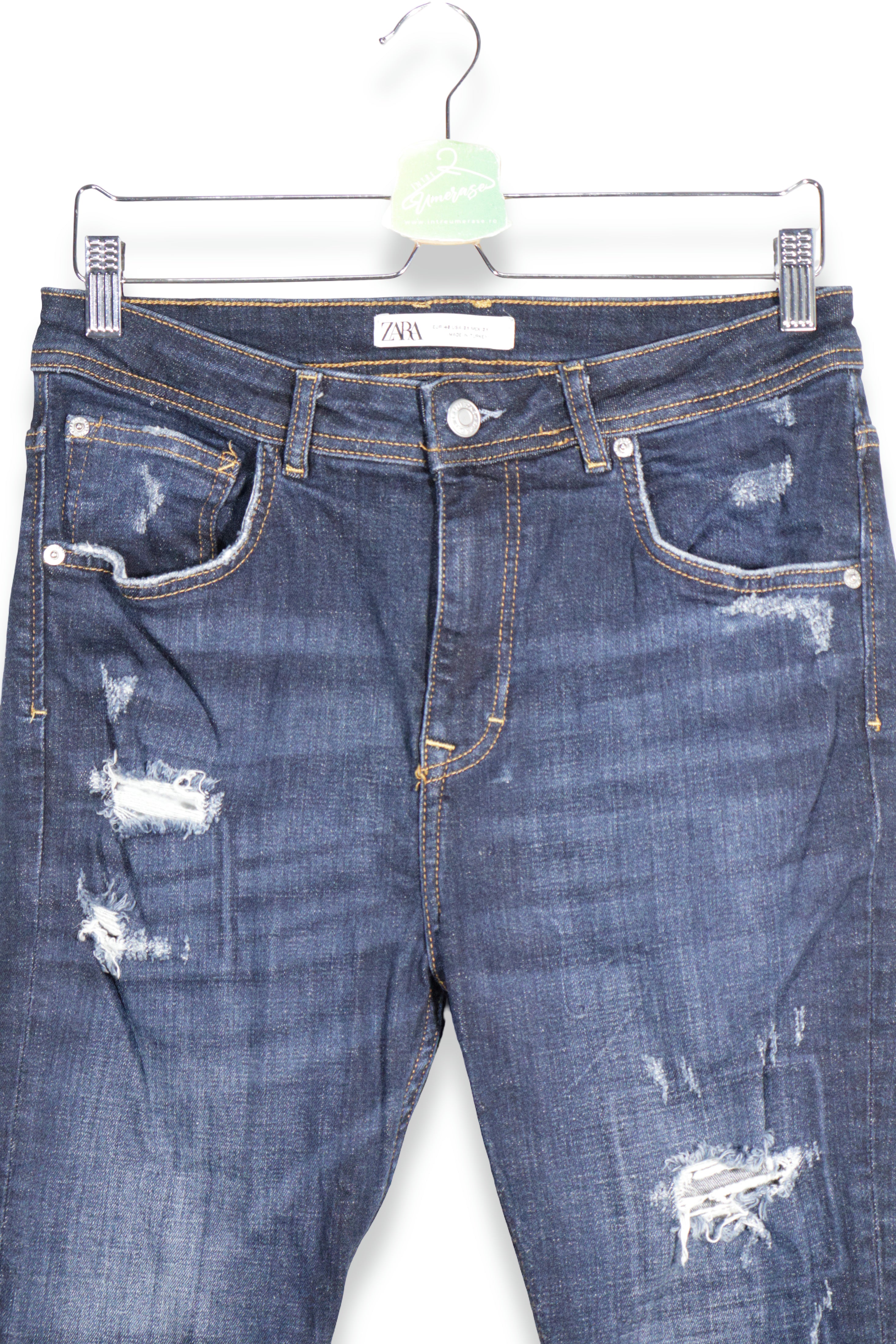 Zara – blugi – detaliu – second-hand premium