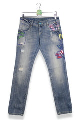 Desigual – blugi – vedere din față – second-hand premium