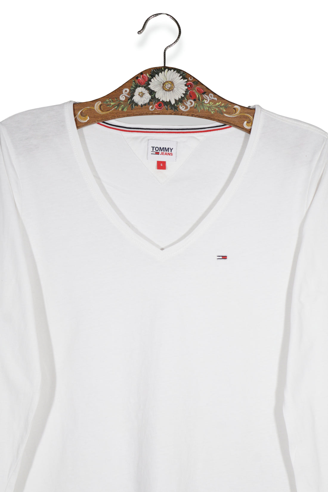TOMMY JEANS – bluză – detaliu – second-hand premium