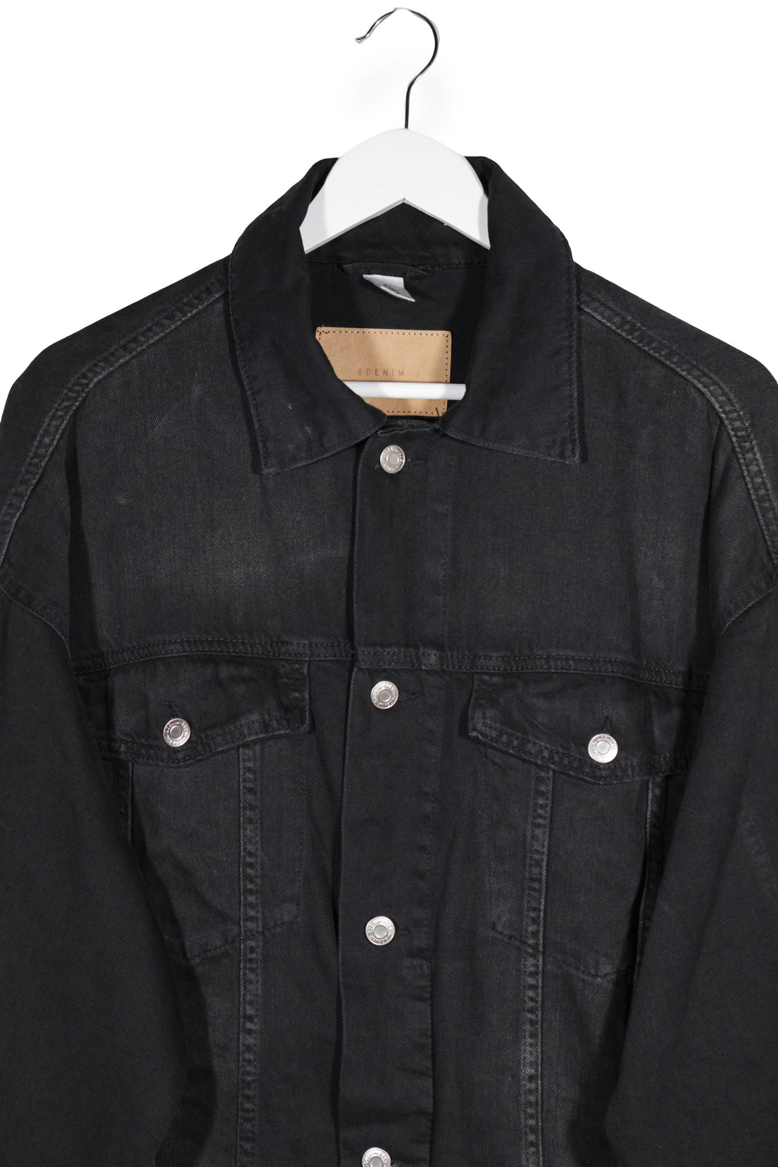H&M – geacă – detaliu – second-hand premium