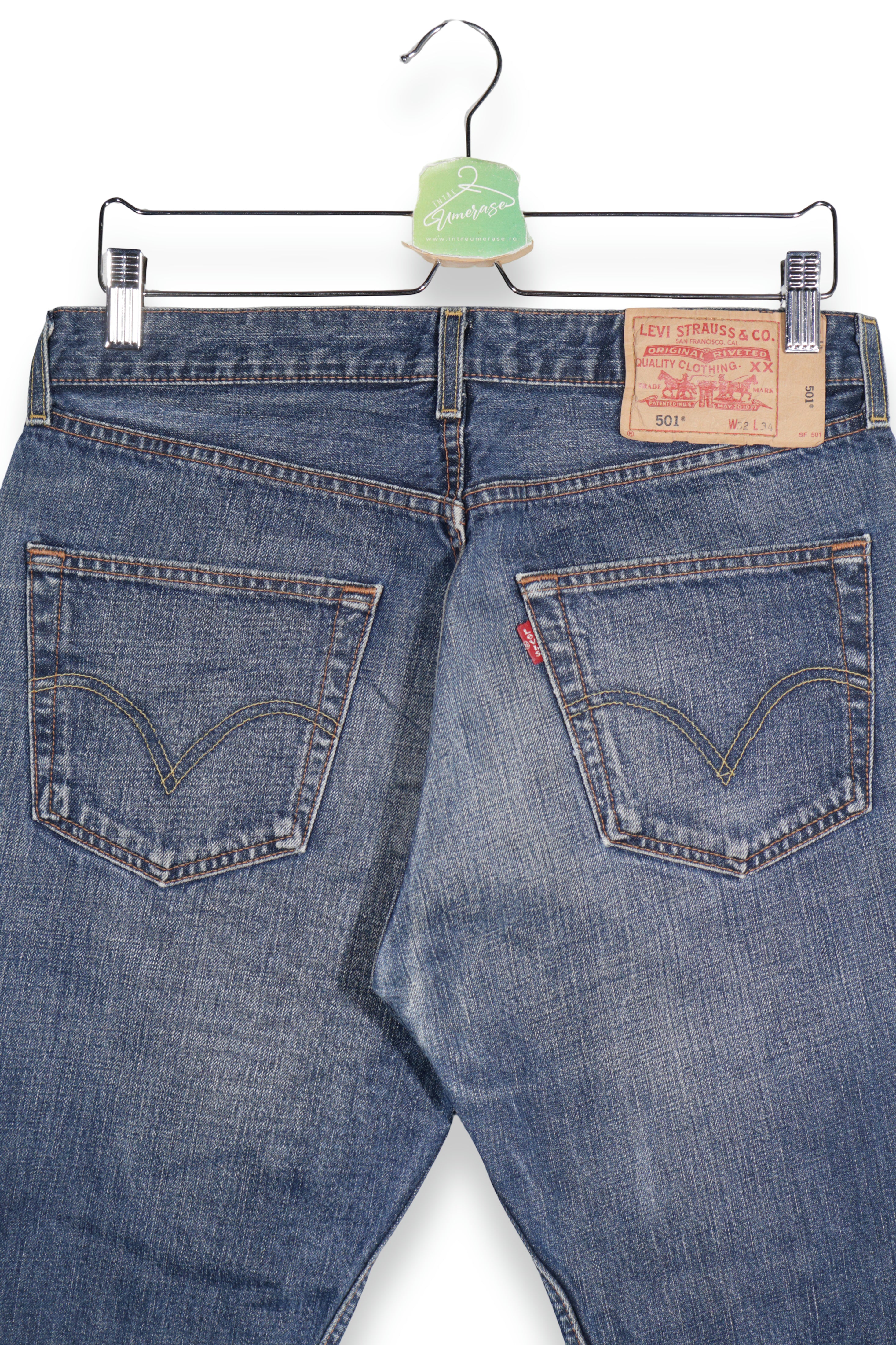 Levi's – blugi – detaliu – second-hand premium