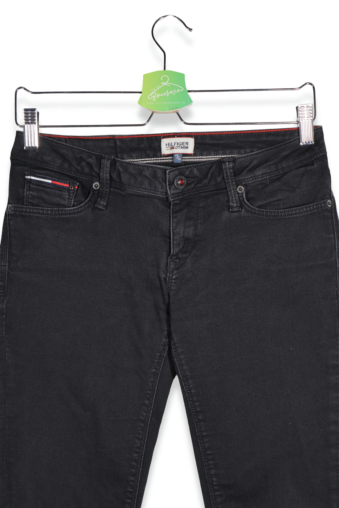 HILFIGER DENIM – blugi – detaliu – second-hand premium