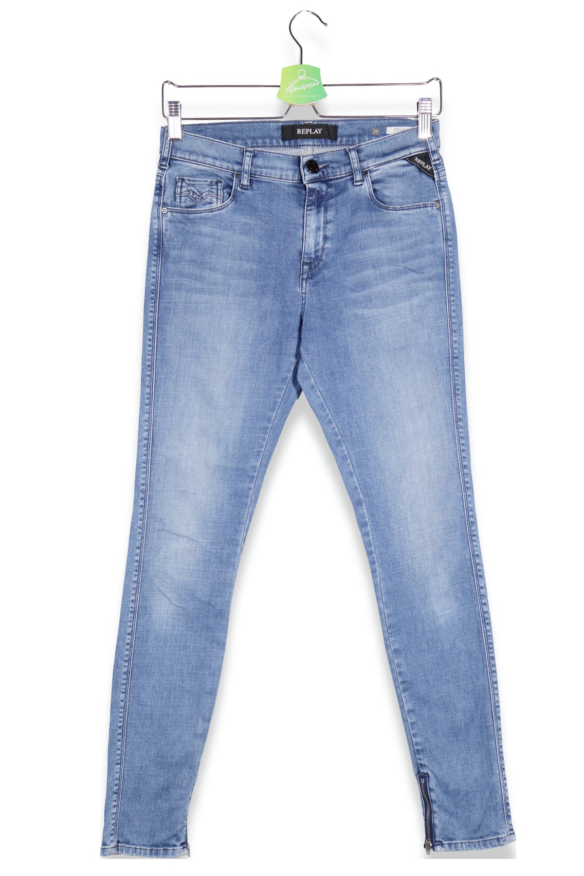 REPLAY – blugi – vedere din față – second-hand premium
