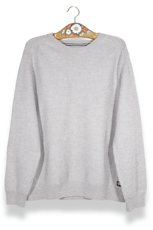 Pulover Marc O'Polo în stil casual tricotat fin cu guler rotund și construcție simplă – XL/XXL – Bărbați