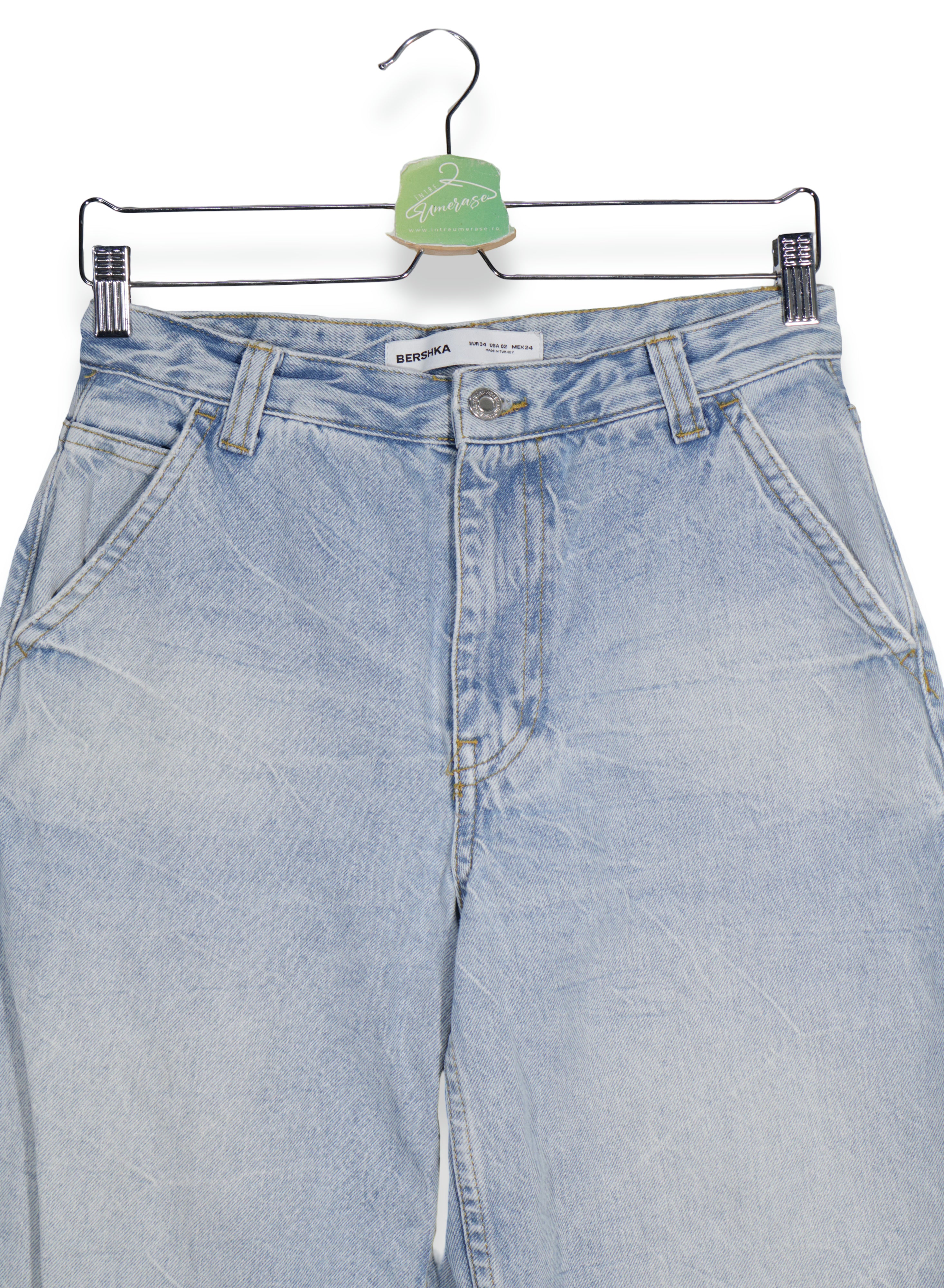 BERSHKA – blugi – detaliu – second-hand premium