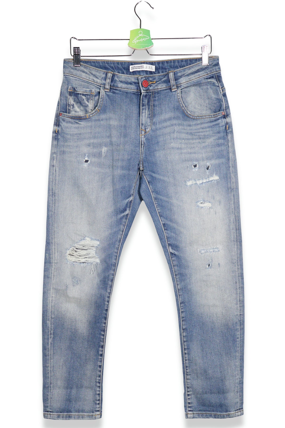 ZARA BASIC – blugi – vedere din față – second-hand premium