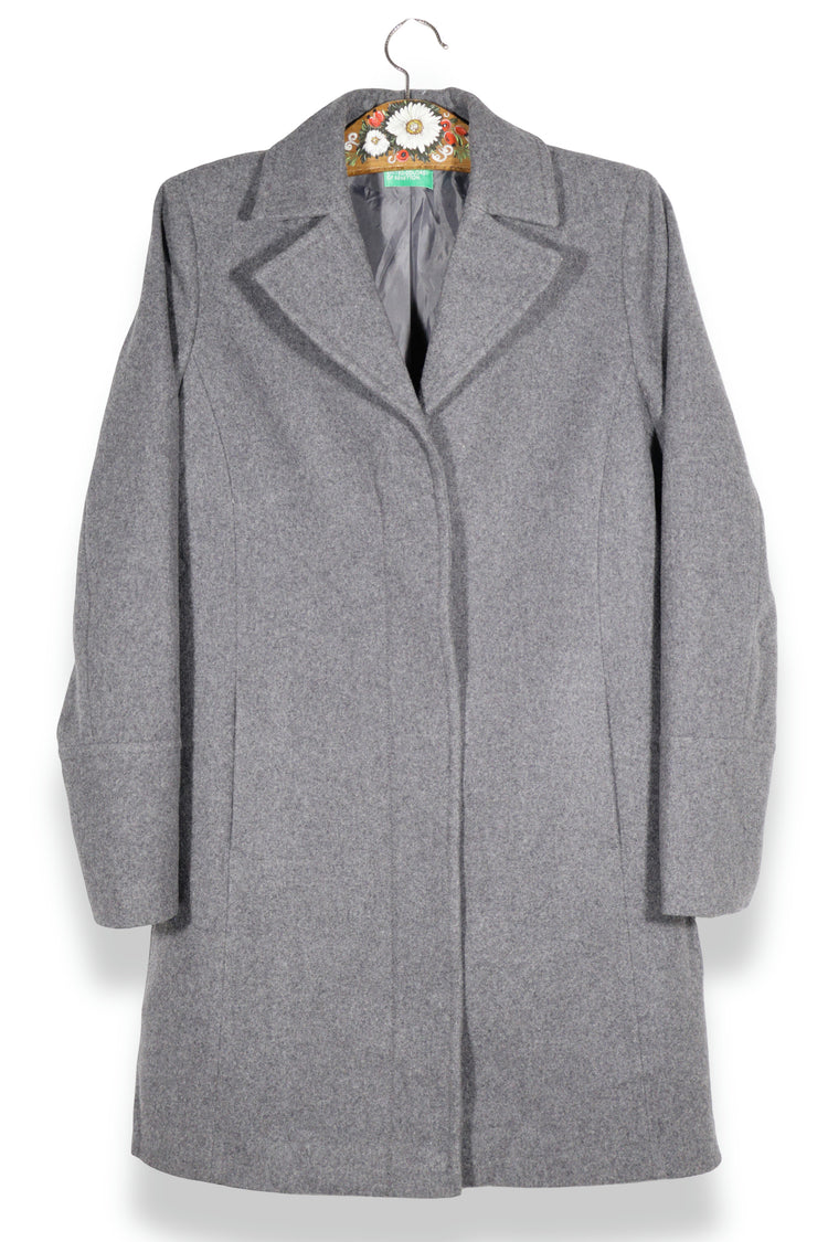 BENETTON – palton – vedere din față – second-hand premium