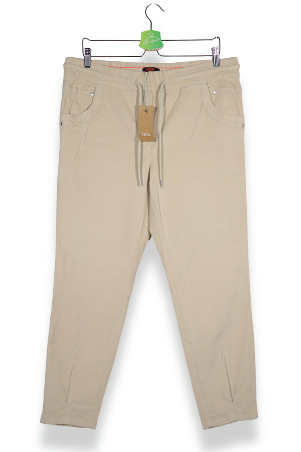 Pantaloni CECIL casual cu talie elastică și croială lejeră – M/L – Femei