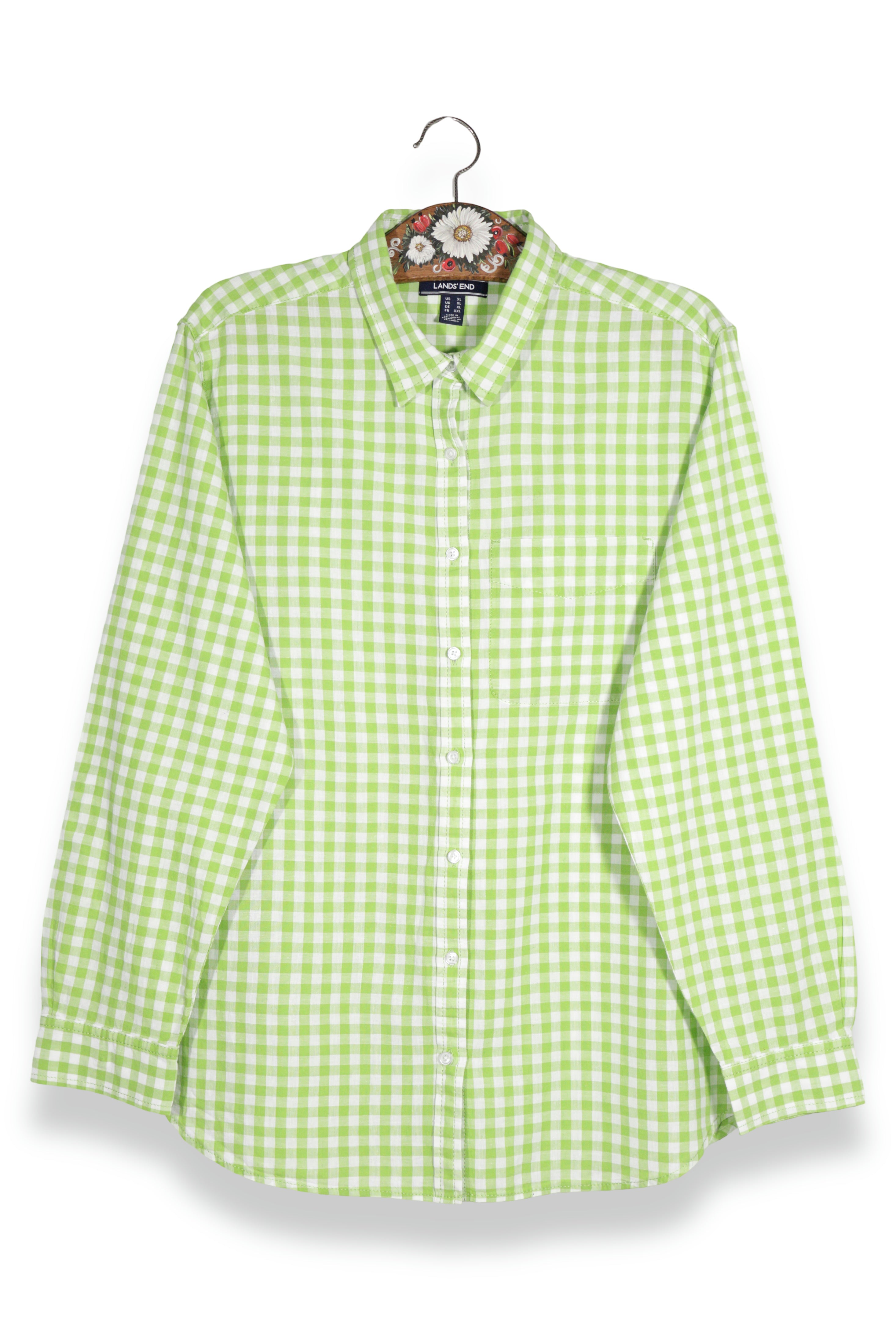 LANDS' END – cămașă – vedere din față – second-hand premium