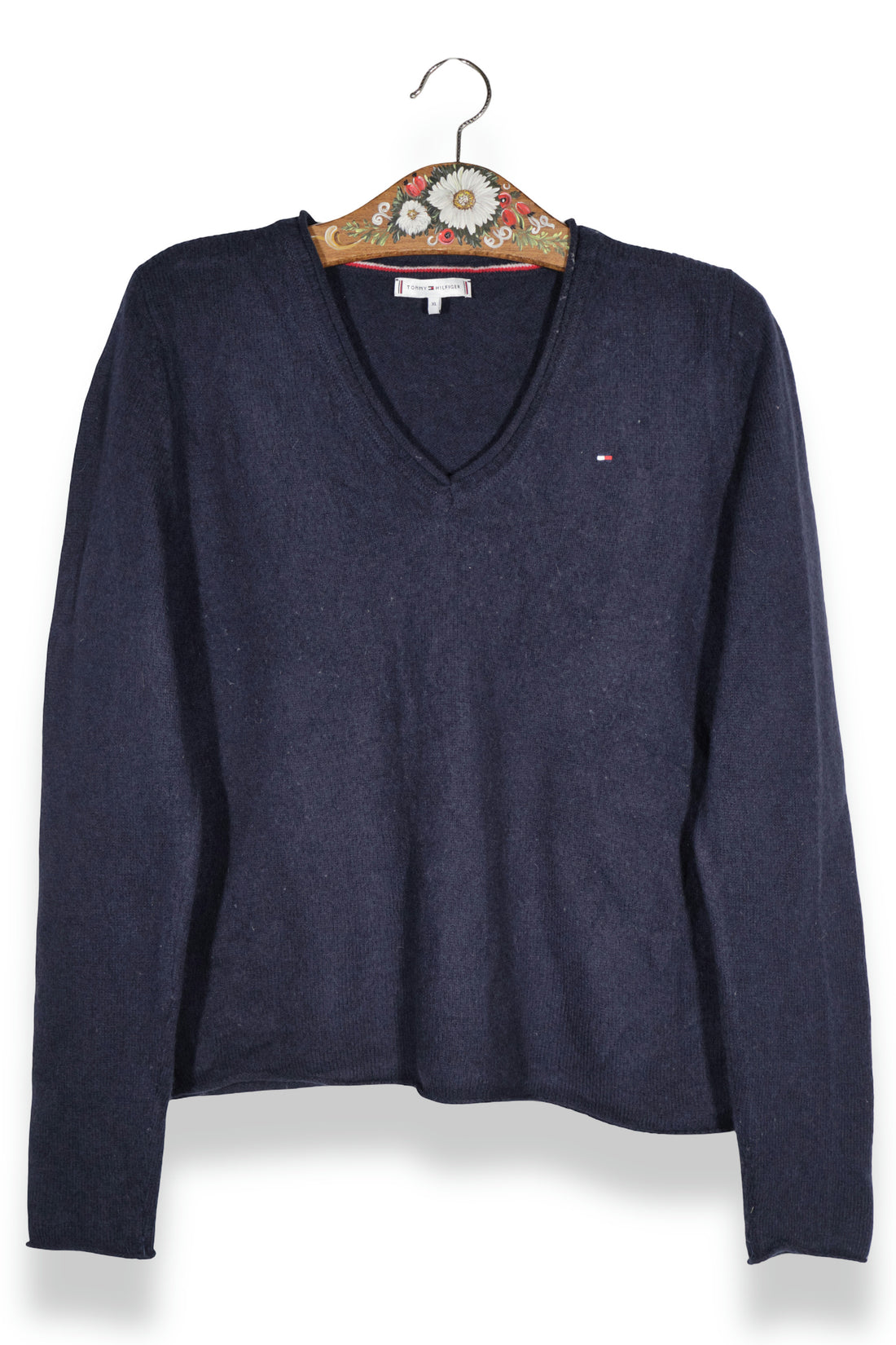 TOMMY HILFIGER – pulover – vedere din față – second-hand premium