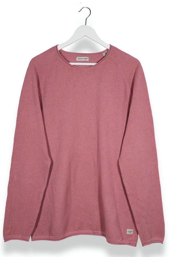 Bluză JACK&JONES casual din jerseu fin cu mânecă raglan și guler rotund – XL/XXL – Bărbați