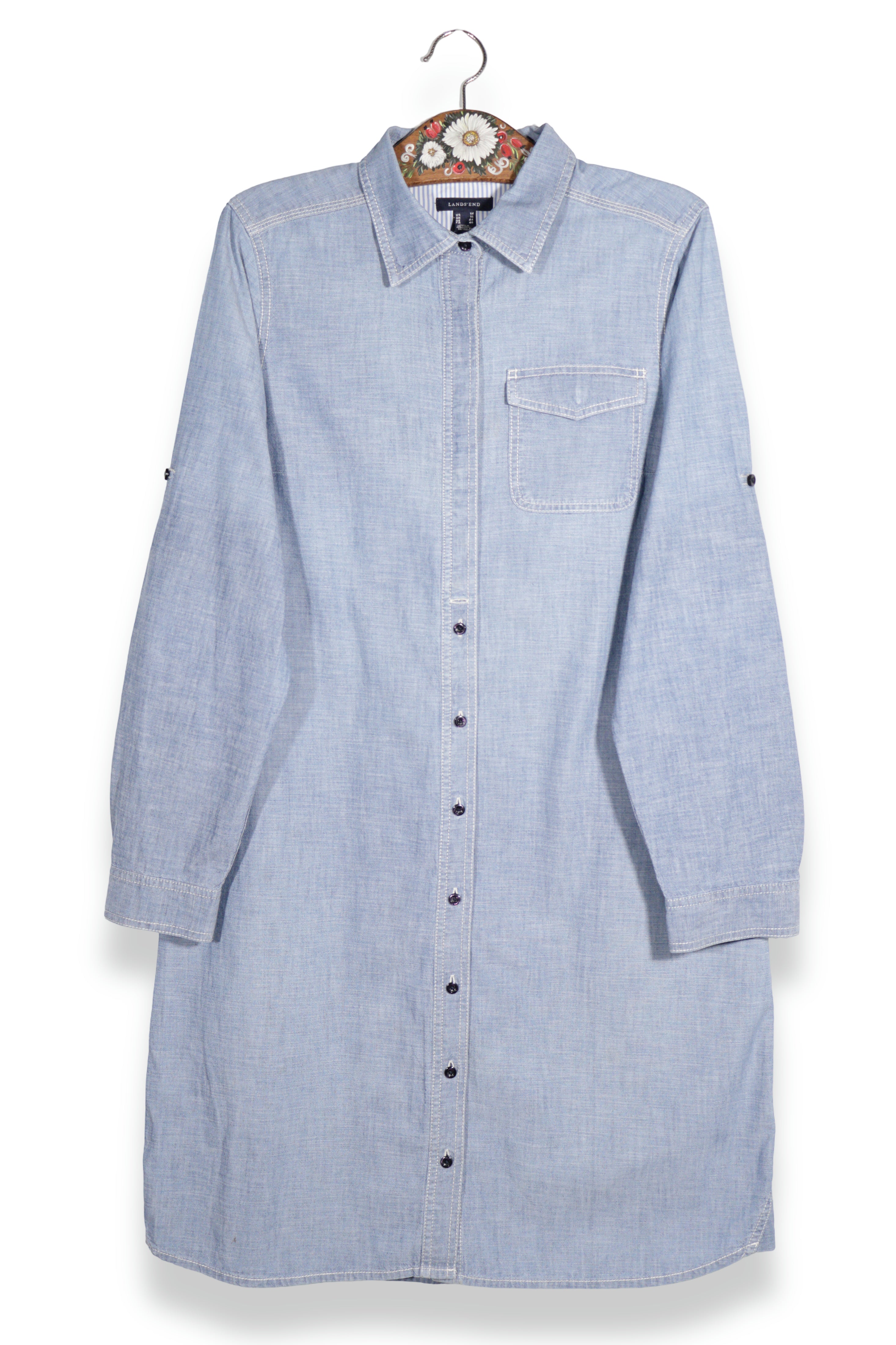 LANDS'END – cămașă – vedere din față – second-hand premium