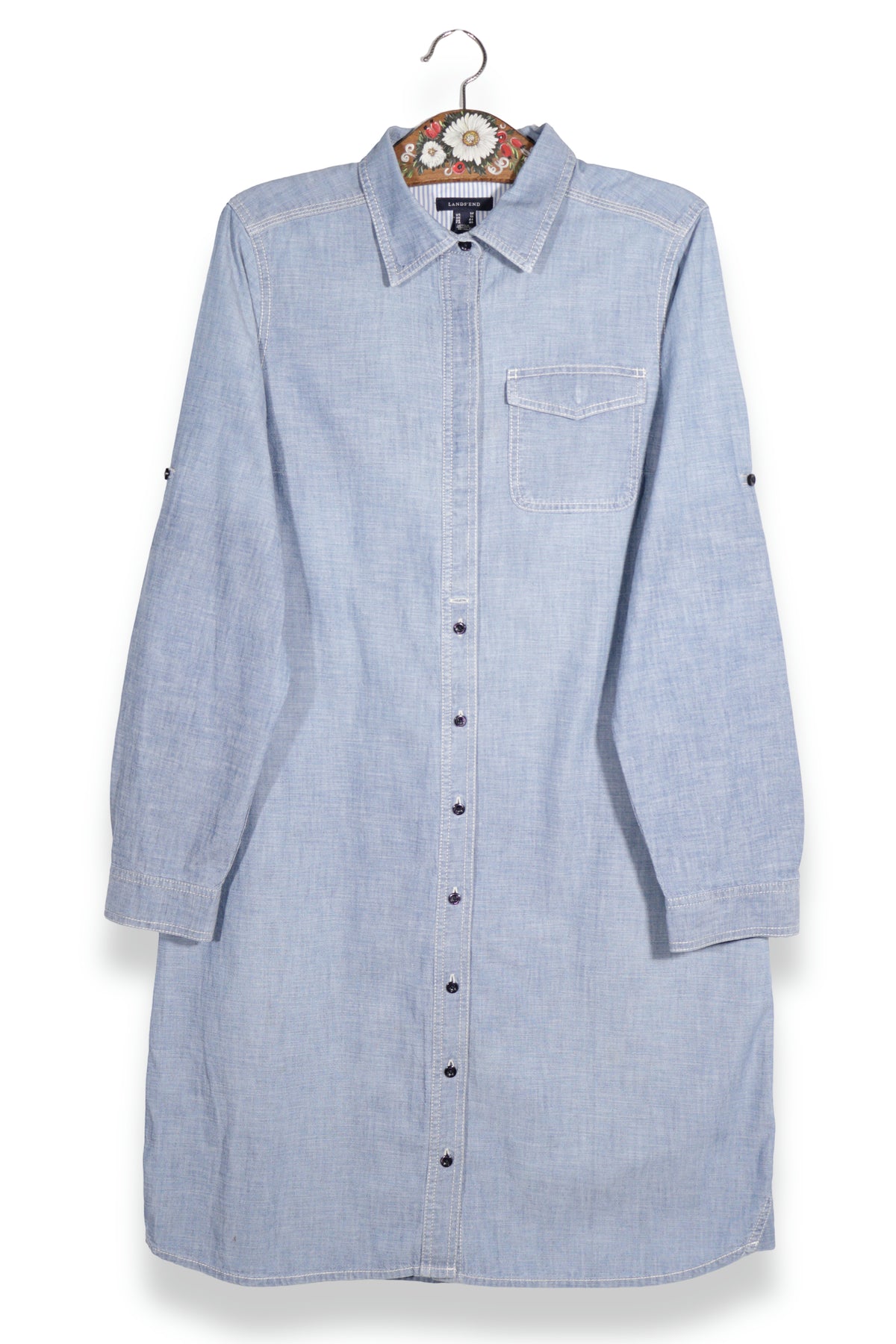 LANDS'END – cămașă – vedere din față – second-hand premium