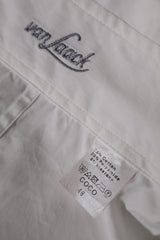 Eticheta marime si compozitie (rotita dreapta) - Cămașă - Van Laack albă din bumbac, croială cambrată – XL – Femei