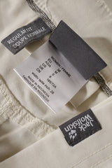 Eticheta marime si compozitie (rotita dreapta) - Fustă - Jack Wolfskin fusta in A alb ivoire din material tehnic – S – Femei