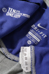Eticheta marime si compozitie (rotita dreapta) - Colanti - NIKE leggings gri cu talie înaltă – XS – Femei
