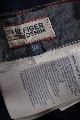Eticheta marime si compozitie (rotita dreapta) - Pantaloni scurți - Tommy Hilfiger chino bleumarin din bumbac – XS – Bărbați