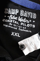 Eticheta marime si compozitie (rotita dreapta) - Tricou - Camp David negru cu imprimeu grafic sport – XXL – Bărbați