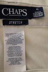 Eticheta marime si compozitie (rotita dreapta) - Pantaloni scurți - RALPH LAUREN cargo crem din material stretch – XXL – Bărbați