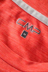 Eticheta marime si compozitie (rotita dreapta) - Tricou - CMP corai din material tehnic cu imprimeu sport – L – Bărbați