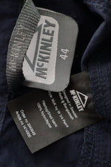 Eticheta marime si compozitie (rotita dreapta) - Pantaloni 2/3 - McKINLEY bleumarin din nylon cu buzunar lateral cu fermoar – XL – Femei