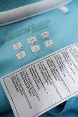 Tricou Dunlop albastru deschis mărime XL etichetă mărime și compoziție second-hand premium