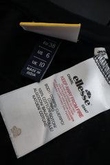 Tricou Ellesse negru mărime M etichetă mărime și compoziție second-hand premium