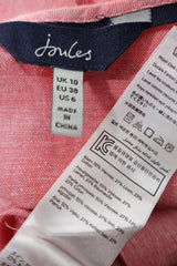 Top Joules roz mărime M etichetă mărime și compoziție second-hand premium