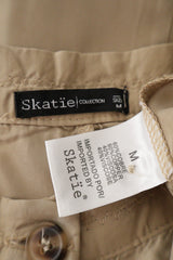 Fusta Skatïe bej mărime M etichetă mărime și compoziție second-hand premium