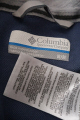 Tricou Columbia albastru mărime M etichetă mărime și compoziție second-hand premium