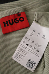 Maiou HUGO gri-verde deschis mărime S etichetă mărime și compoziție second-hand premium